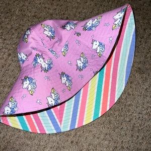 Oshkosh Reversible Toddler Girls Sunhat 2T-4T